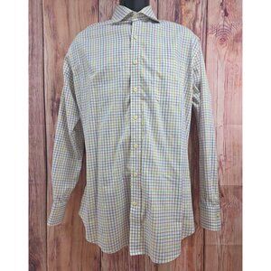 Peter Millar Mens Large Handluxe Easycare Button-Down Shirt